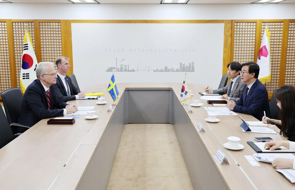 부산시, 주한스웨덴대사 접견… 해양·산업 등 다양한 분야 교류·협력 논의 보도자료 제공 이미지